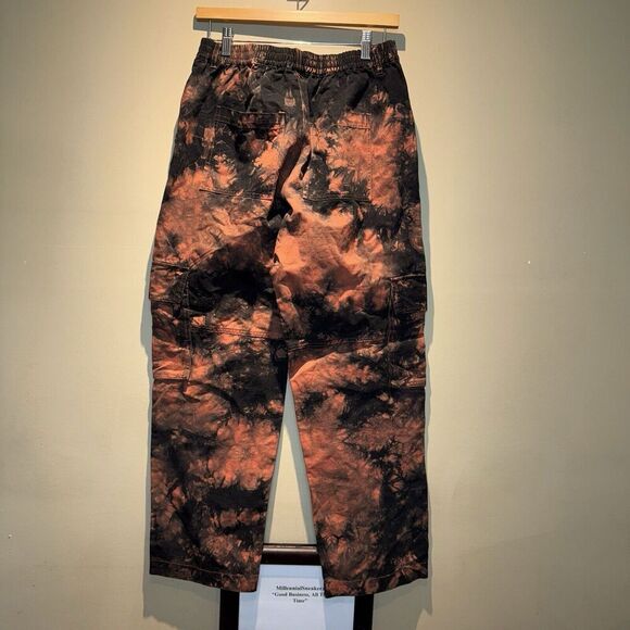 Empyre Orange Black Acid Dye Jogger Pants Women’s Size Small - Picture 2 of 3